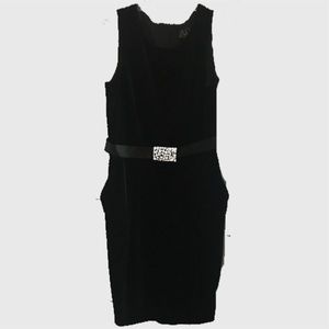 Black velvet Alex Evenings Dress. Size 12